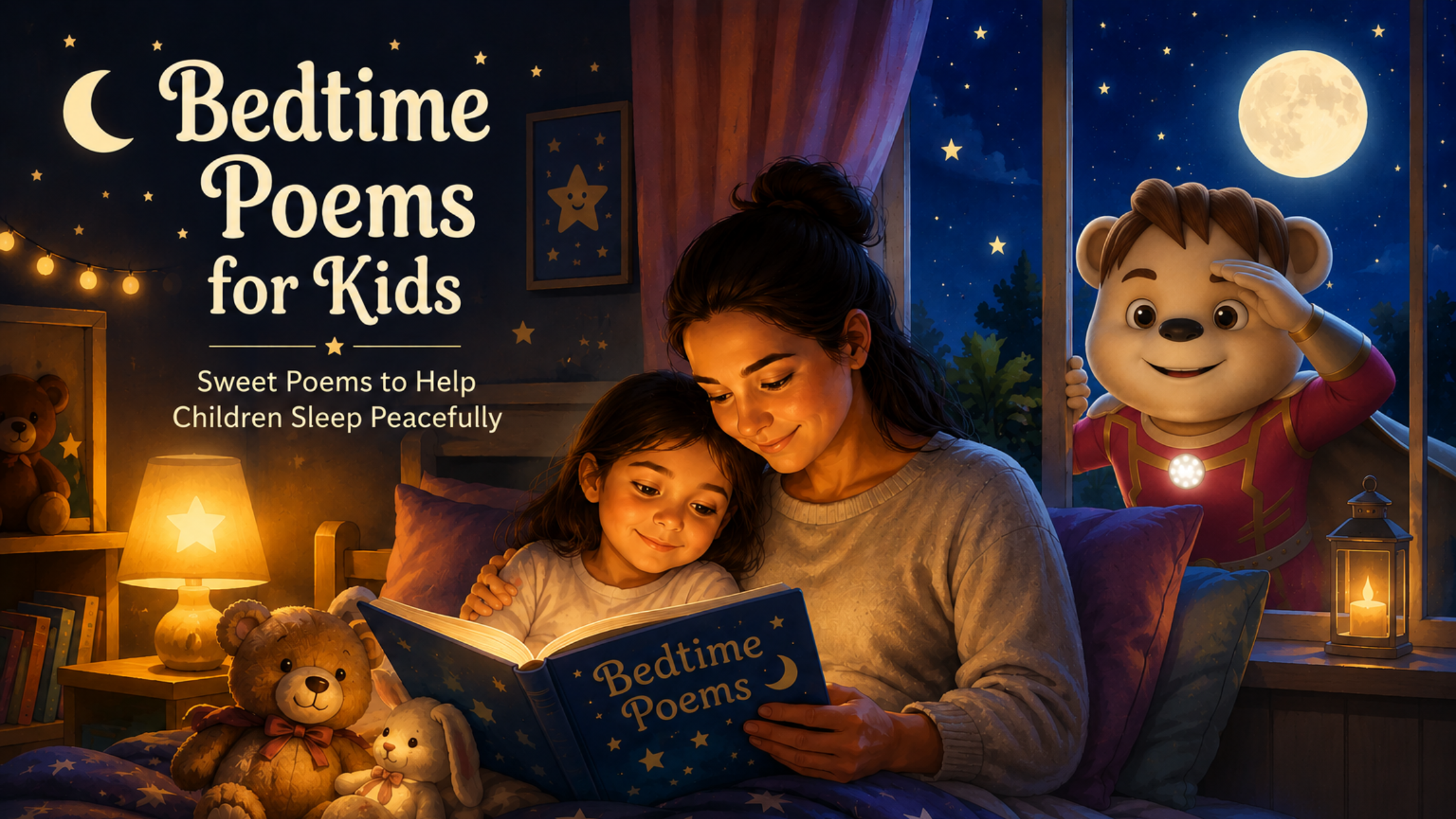 Bedtime Poems for Kids to Help Children Sleep Peacefully